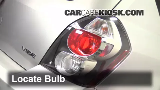 2009 Pontiac Vibe 2.4L 4 Cyl. Lights Reverse Light (replace bulb)